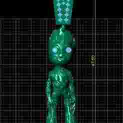 men pendant 3d printable  model