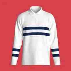 Mens Blue Stiped Polo   | Marvelous / Clo3d / obj / fbx