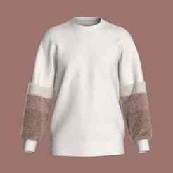 Mens Sweatshirt  | Marvelous / Clo3d / obj / fbx