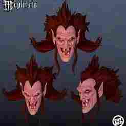 Mephisto marvel legends custom head (classic Jhon Buscema)