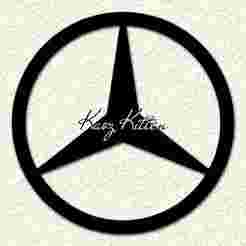 Mercedes Auto Logo Car Symbol Wall Art Home Decor