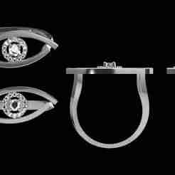 Messika Lucky Eye Pave Ring