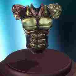 METAL ARM CHEST WAIST CABLES BACK 1 ARMOR SCIENCE FICTION SCFI ROBOT FURNITURE CLOTHING MASK DRESS ACCESSORIES