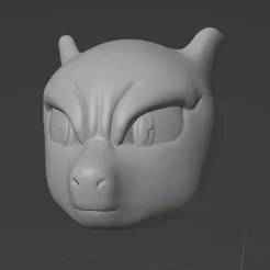 Mewtwo head for furry cosplay Pokemon