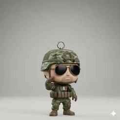 Mexican Military Key ring