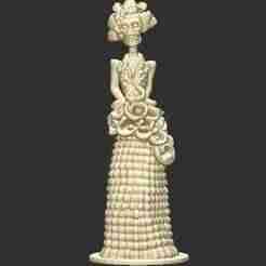 MEXICAN SKELETON FIGURE KATRINA GARBANCERA - DAY OF THE DEAD. HALLOWEEN SCULPTURE