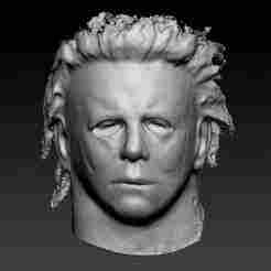 Michael Myers Halloween Mask 3D Scan (2018) / (John Carpenter, Nick Castle, 1978, Jamie Lee Curtis, Horror)
