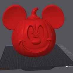 Mickey Mouse pumpkin head Pumpkin Halloween