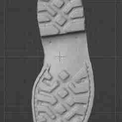 Military boots scan model boot sole real doll