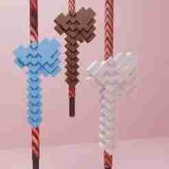 Minecraft Axe beads