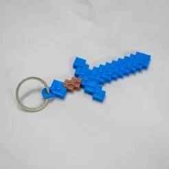 Minecraft Sword Keyring