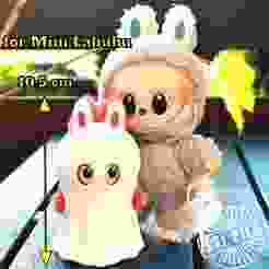 Mini Ghost Labubu 10,5cm