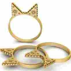 Mini KITTY Ring 3d printable model