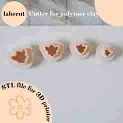 Mini Spooky Ghost polymer clay cutter