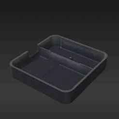 Minimalist Center Console Tray for Polestar 2 - Automotive 3D Print Model