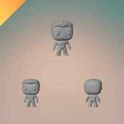 Mister Fantastic Funko Style Marvel STL GLB Chibi Figure for 3D Printing