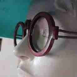 Mizu's glasses temples in Blue Eyes Samurai