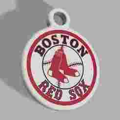 MLB - Boston Red Sox Keyring