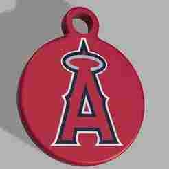 MLB - Los Angeles Angels Keyring