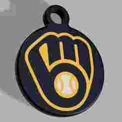 MLB - Milwaukee Brewers Keyring