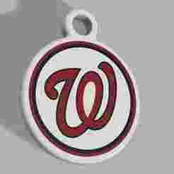 MLB - Washington Nationals Keyring