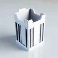Modern Box Holder Pot 3D Print – Decorative Showpiece