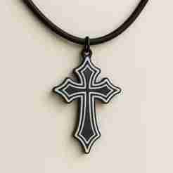 Modern Cross Pendant