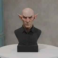 modern elf bust
