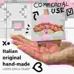 Modern happy sushi Clip Art with Scheme for Cross stitch, easy pattern, Special Bundle pack, Access lifetime, Pdf files, oxs, fcjson, svg