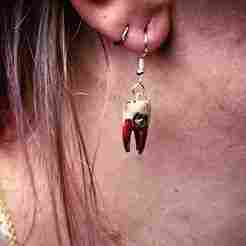Mollar tooth earring