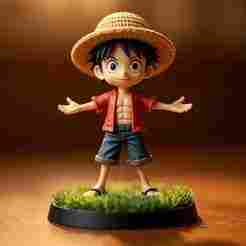 Monkey D. Luffy STL & 3MF 3D model