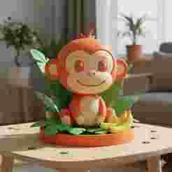 Monkey tabletop cute