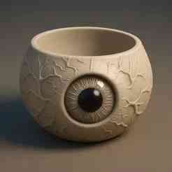 Monster Eyeball Bowl STL