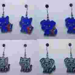 Monster Mix Earrings & Keychains – Halloween Pet Outfits (No AMS Needed)