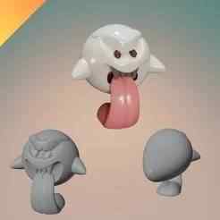 Monster with Tongue 3D Model STL – Halloween Decoration for Creepy, Cute, and Spooky 3D Printing Displays