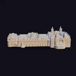 Monte Carlo Casino – Easy Print STL, Mini Architectural Model