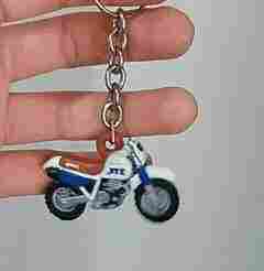 Motocross key ring, retro objects