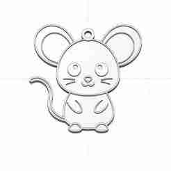 Mouse Keychain - Animated