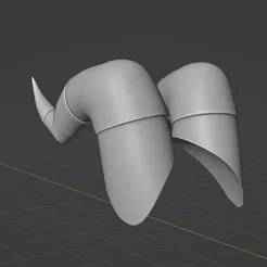 Moxxie Horns for cosplay Helluva Boss