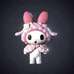 My melody kawaii figurine - SANRIO