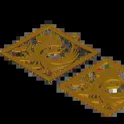 Mythical Wolf Spirit Pendant Silhouette