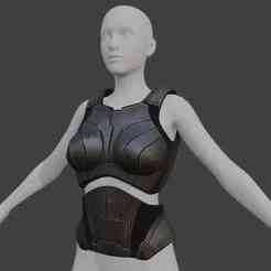 N7 Breast Armor and Belly Plate