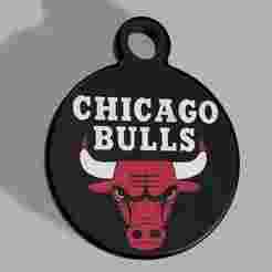 NBA - Chicago Bulls Keyring
