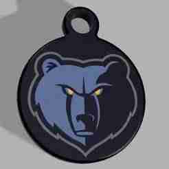 NBA - Memphis Grizzlies Keyring