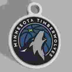 NBA - Minnesota Timberwolves Keyring