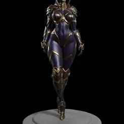 Night Sentinel Female Warrior Bust/Figure