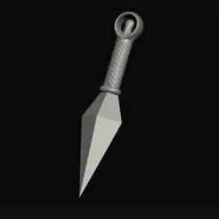 Ninja Kunai 3D – Traditional Japanese Throwing Knife Model