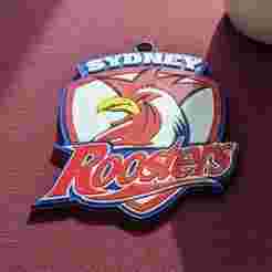 NRL Sydney Roosters keychain badge color printable and renderable