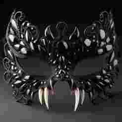 Obsidian Masquerade Mask Vampire Edition