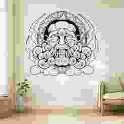 Odin Thor God Of Thunder - Wall Art Multicolor